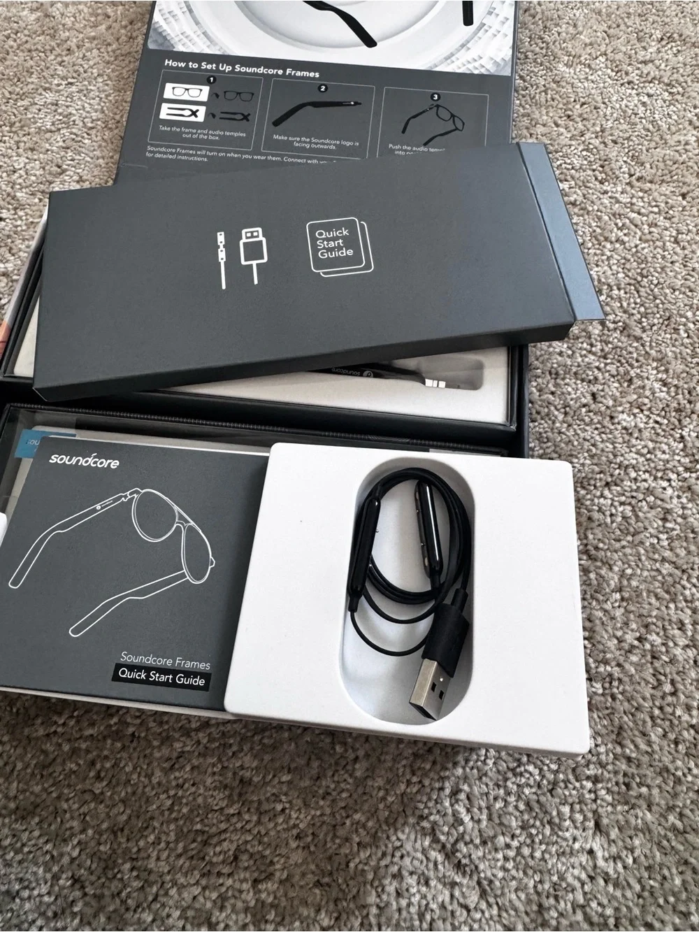 Soundcore by Anker Bluetooth Audio Glasses - Black